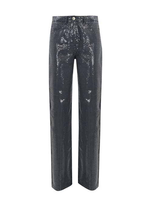 Pantalone Zephira in denim con paillettes MVP Wardrobe | 2P01 60106001